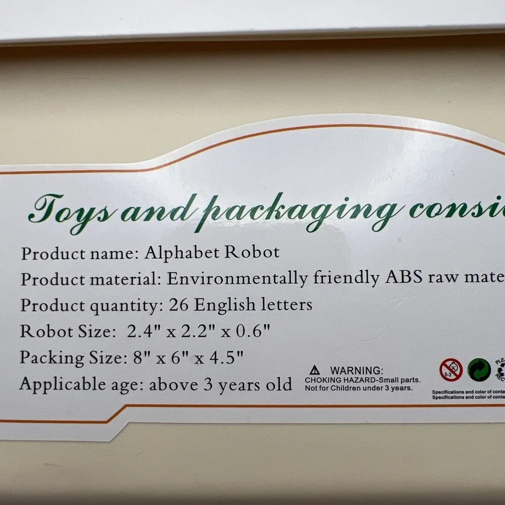 Alphabet  Robot Complete Set of 26 Transforming Robots Alphabet Letters W/Case